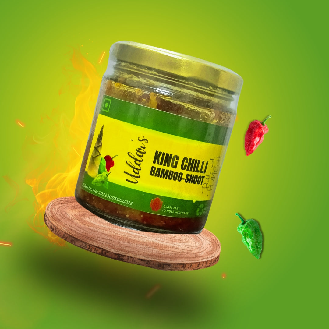 King chilli with bamboo shoot pickle - Regular 150 Gms