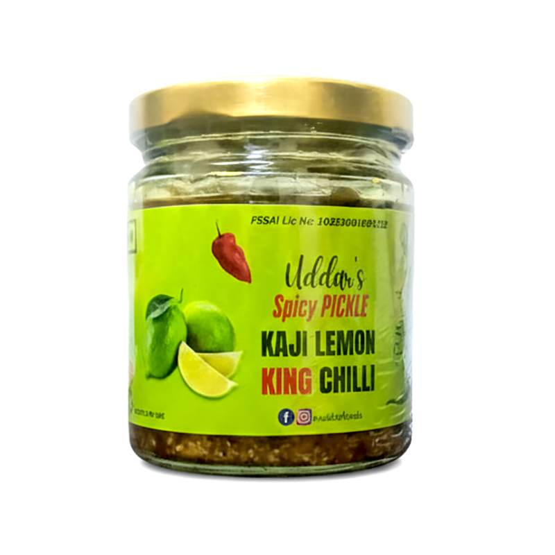 Kaji lemon king chilli pickle - Regular 150 Gms