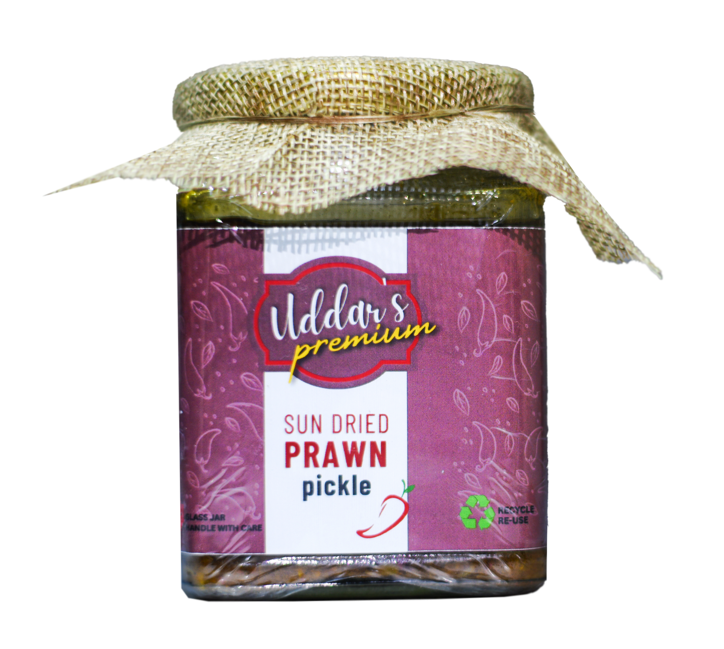 Sun dried prawn pickle - Premium 200 Gms