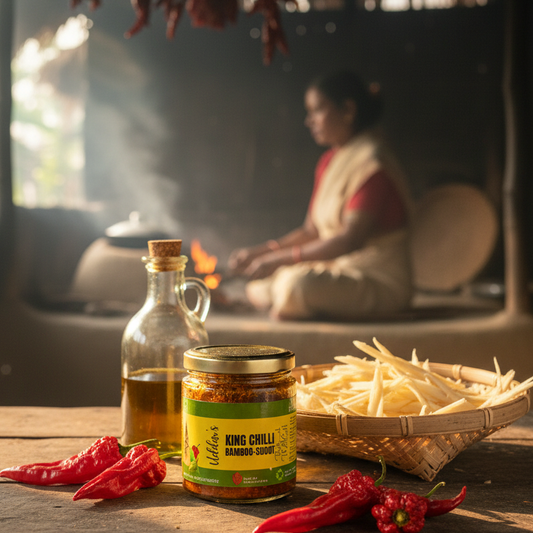 King chilli with bamboo shoot pickle - Regular 150 Gms